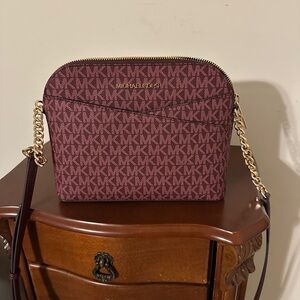 Michael Kors Burgundy Crossbody Bag